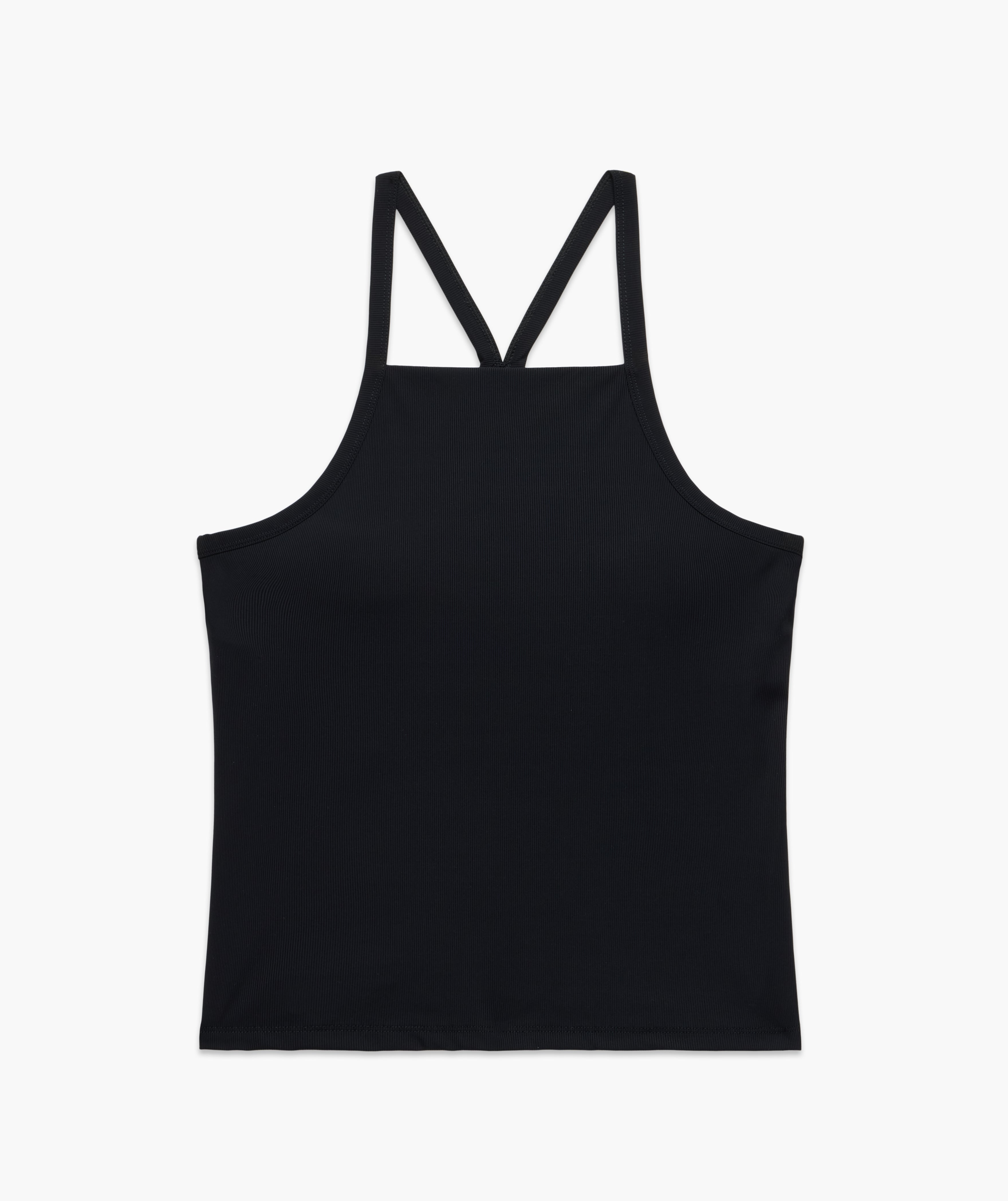 Cross-Back Tank With Built-In Bra