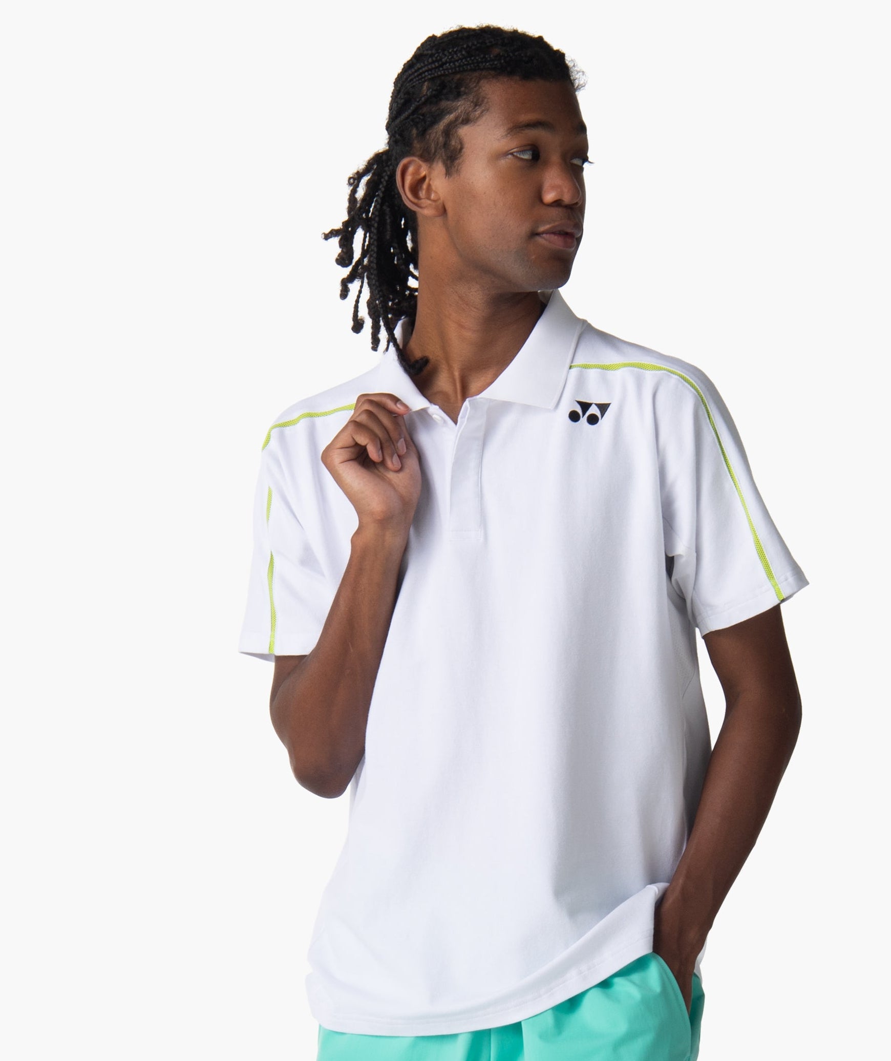 Aim Mesh Line Polo - Image 3