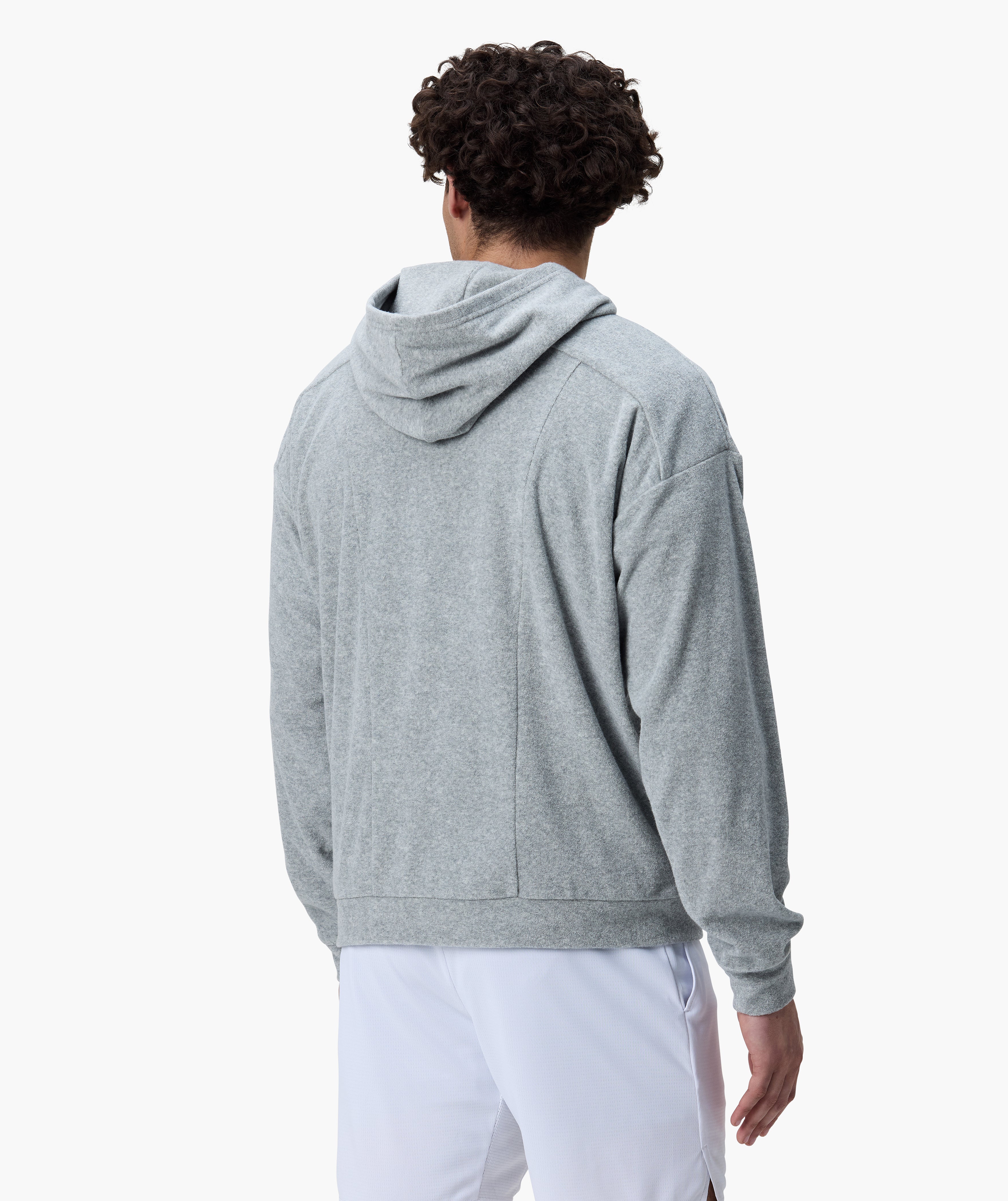 Terry Cloth Warm-Up Hoodie - Image 4